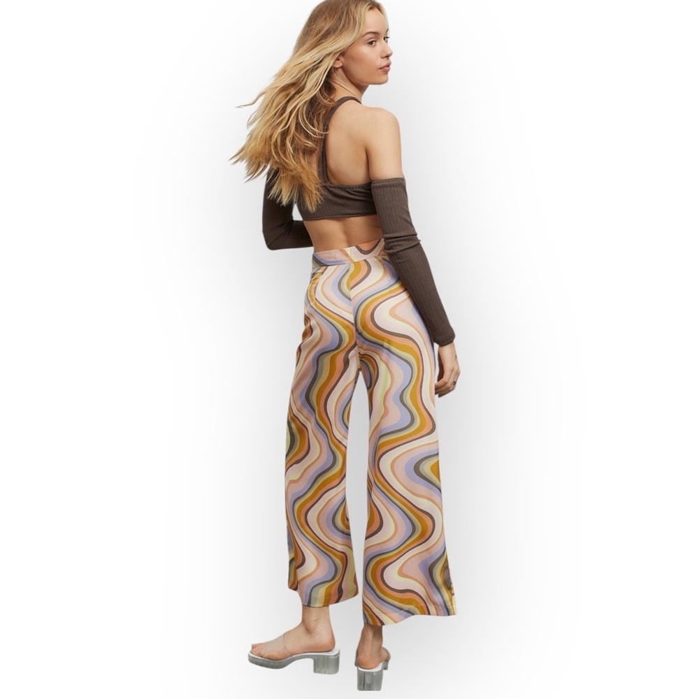 UO Wide Leg Psychedelic Scarf Pant